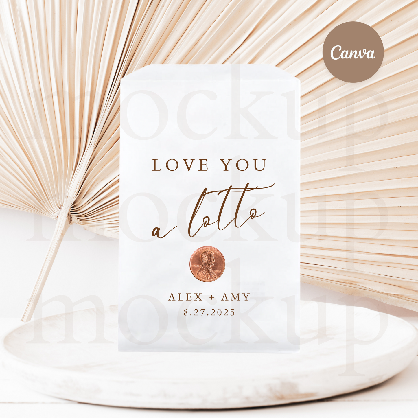 Love You A Lotto Favor Template