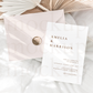 Minimalist Wedding Invitation Set Template