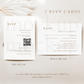 Minimalist Wedding Invitation Set Template