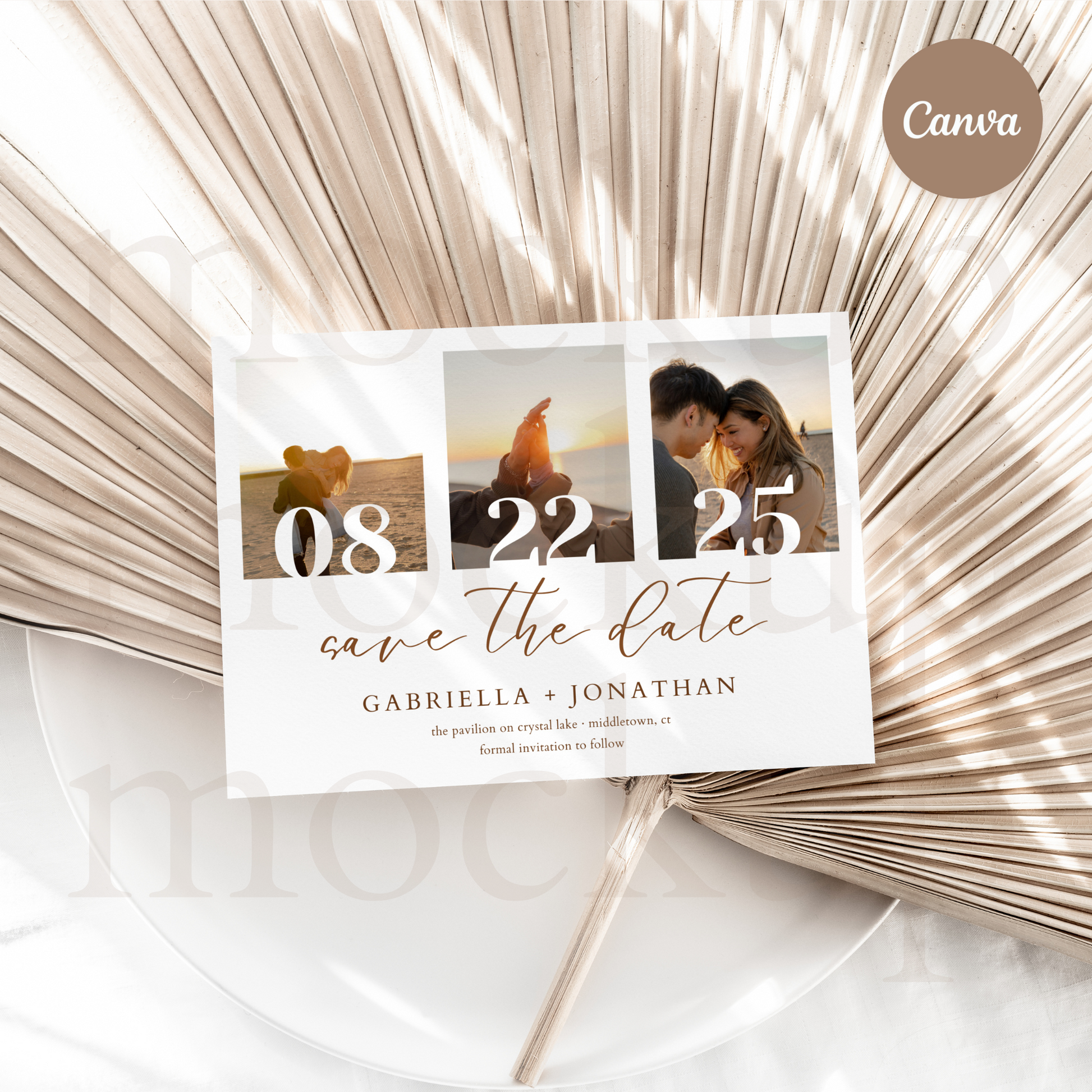 save the date wedding template