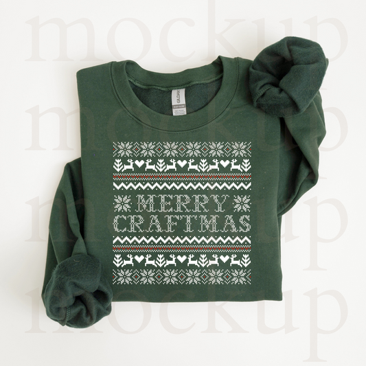 Merry Craftmas Ugly Sweater PNG
