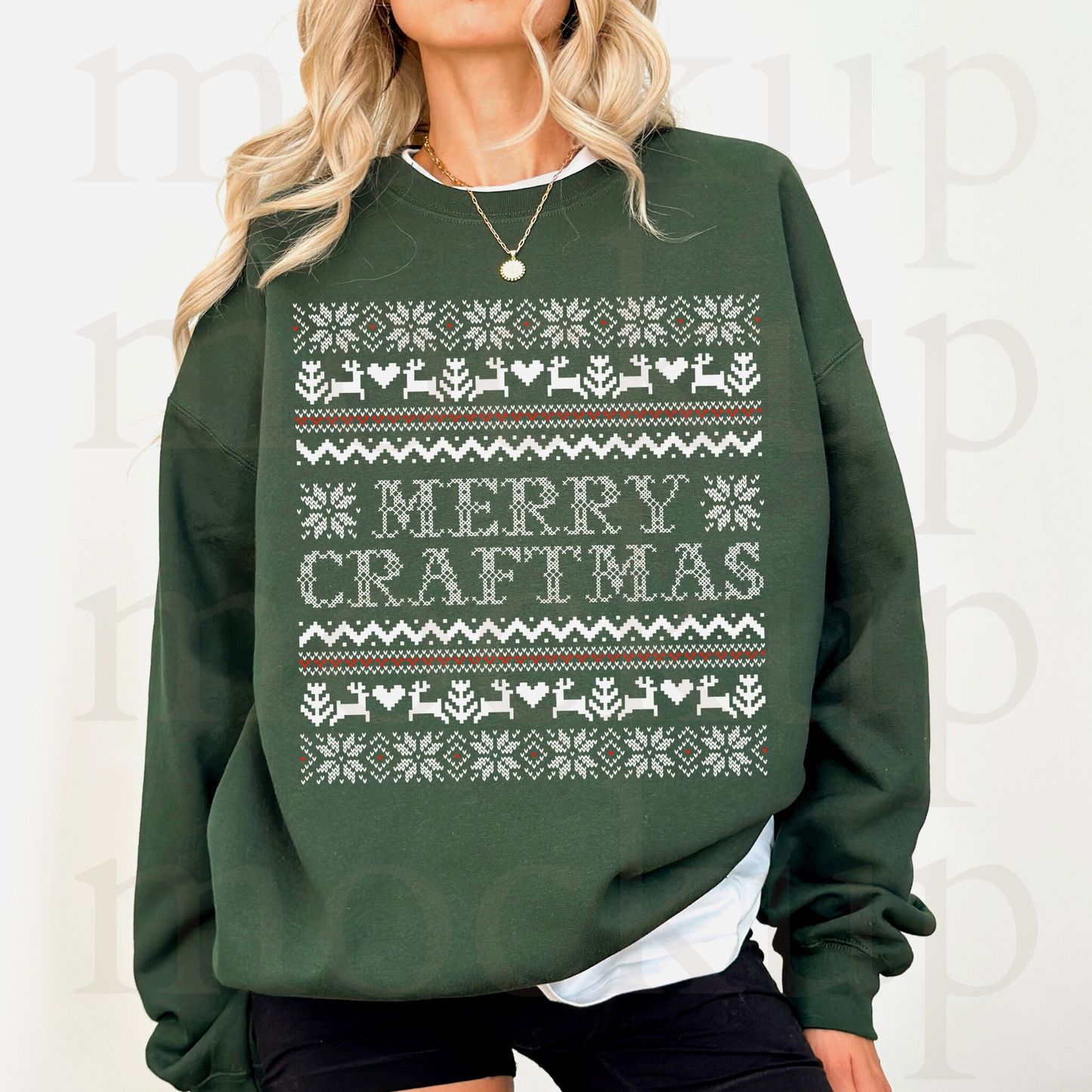 Merry Craftmas Ugly Sweater PNG