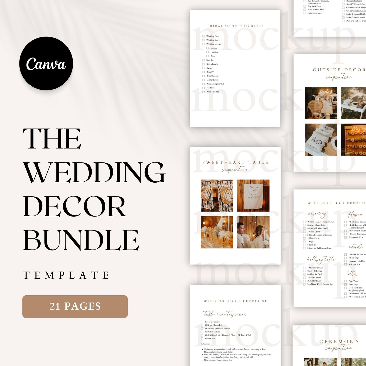 Wedding Decor Bundle Template