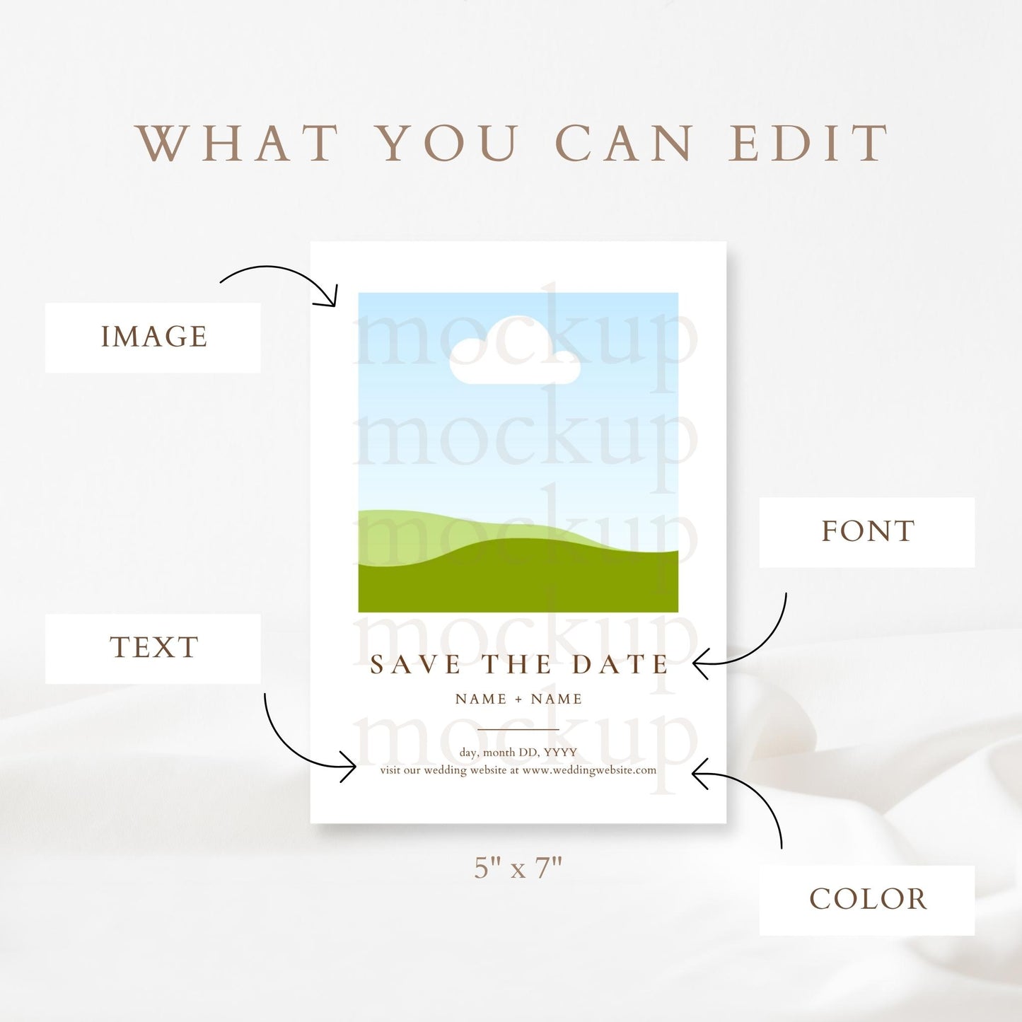 save the date template