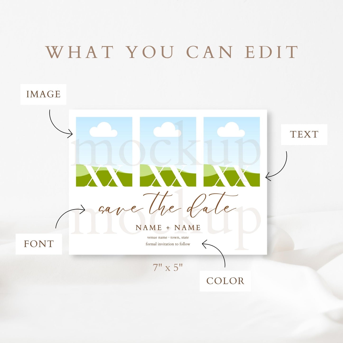 save the date wedding template