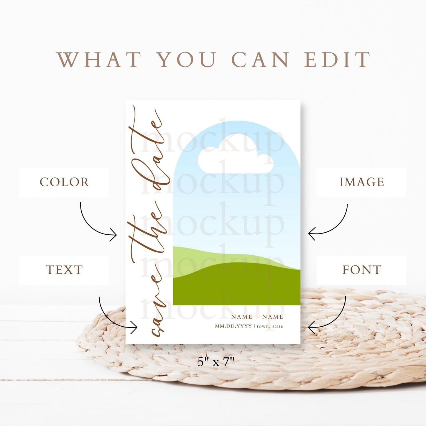 save the date wedding template