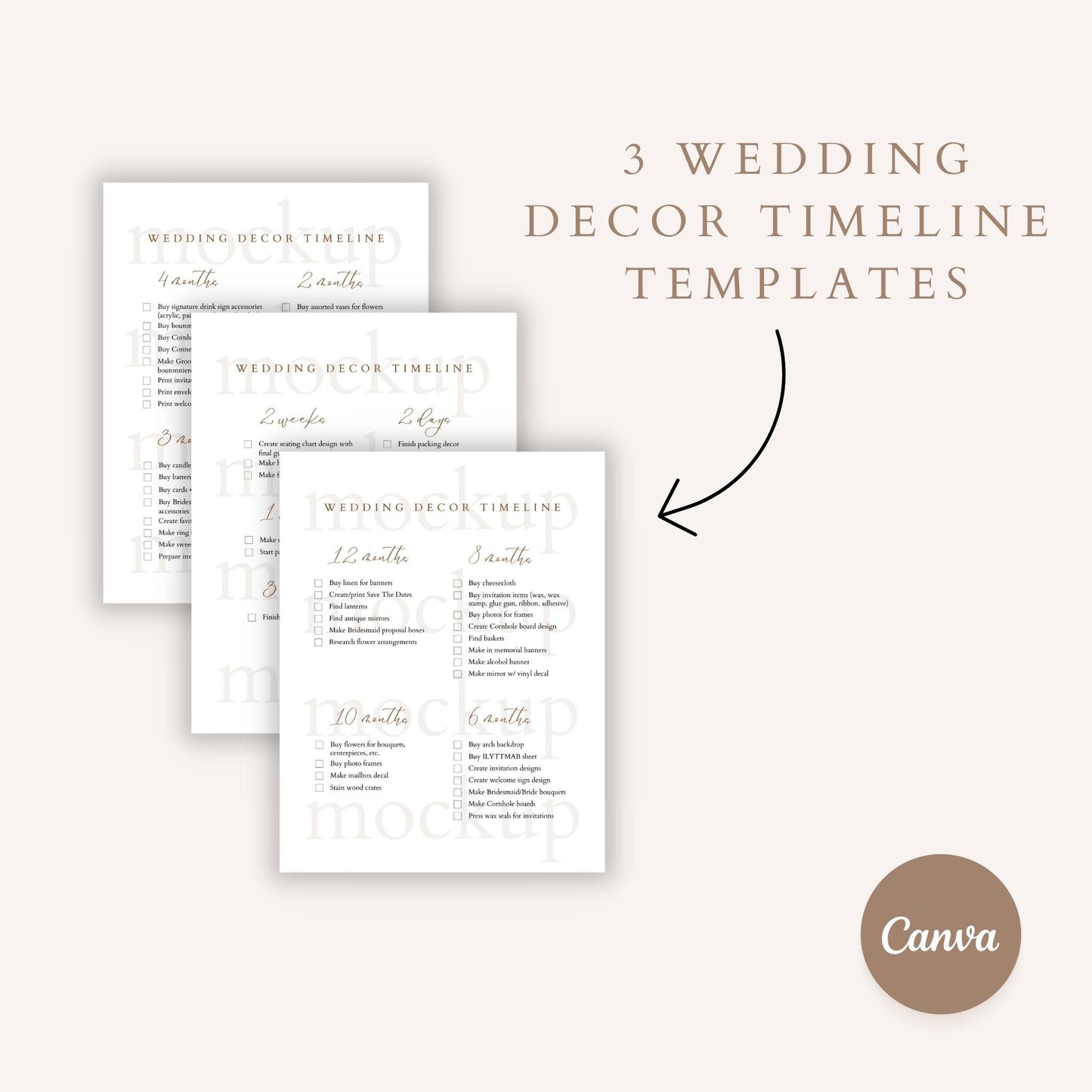 Wedding Decor Bundle Template